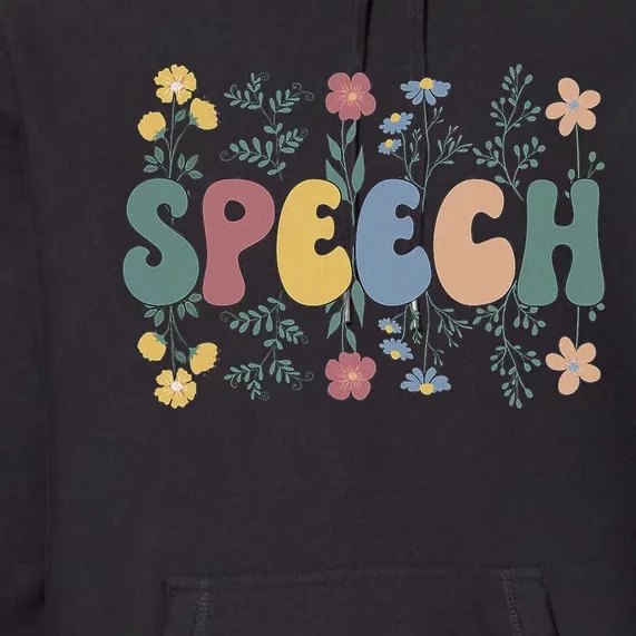 Speech Therapists Speech Language Pathologist Slp Premium Hoodie