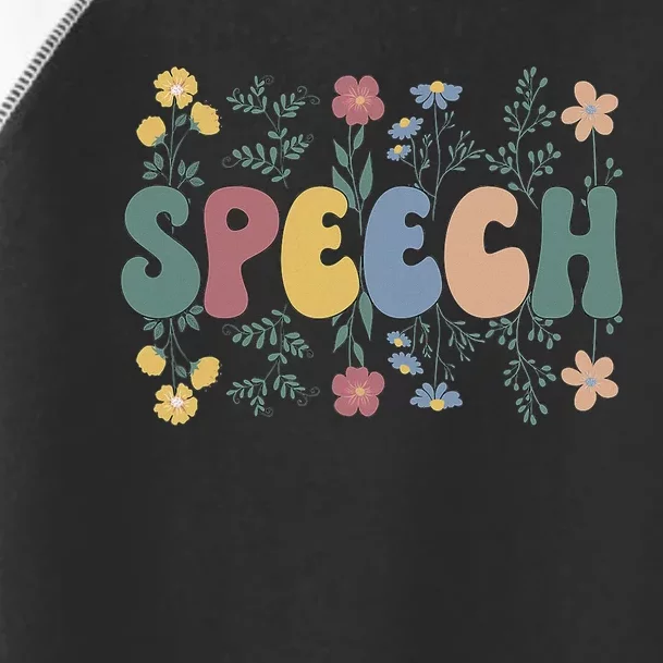 Speech Therapists Speech Language Pathologist Slp Toddler Fine Jersey T-Shirt