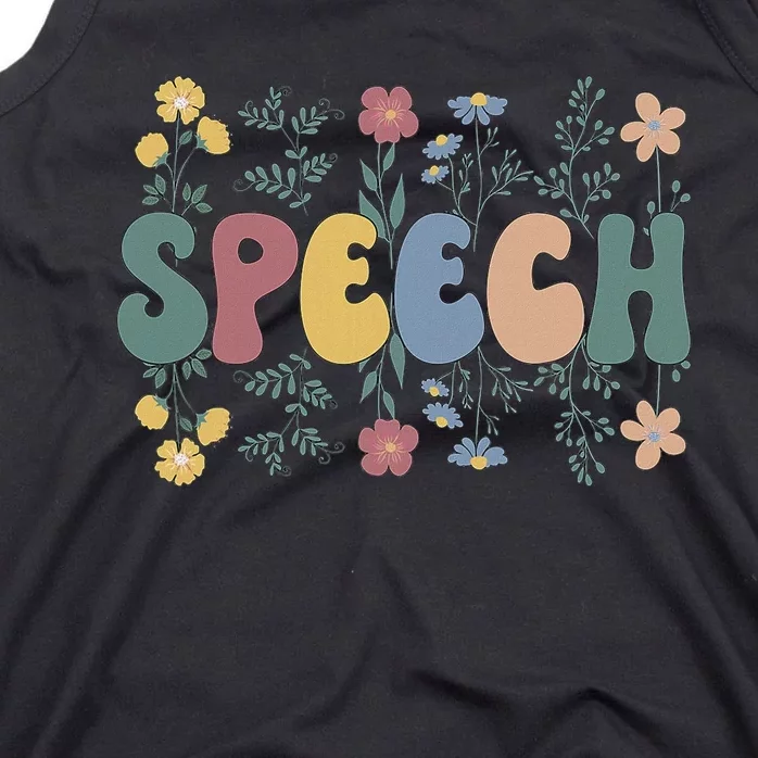 Speech Therapists Speech Language Pathologist Slp Tank Top