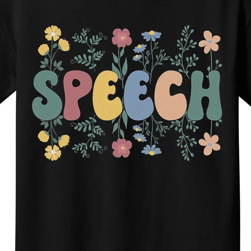 Speech Therapists Speech Language Pathologist Slp Kids T-Shirt