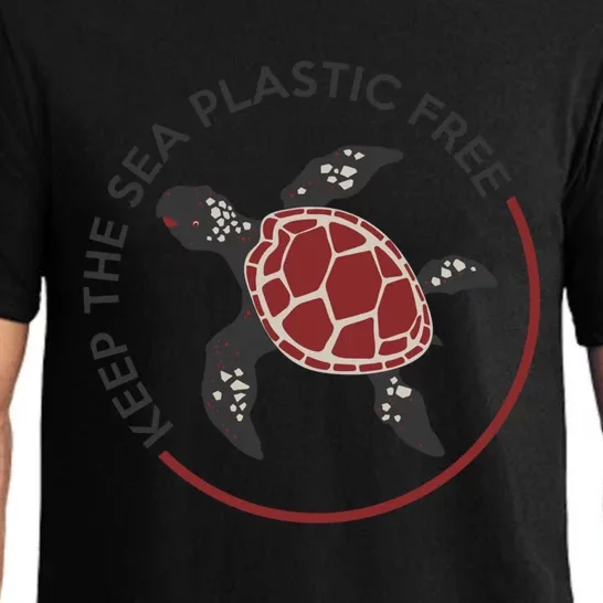 Save The Sea Turtles Keep The Oceans Plastic Free Marine Gift Pajama Set