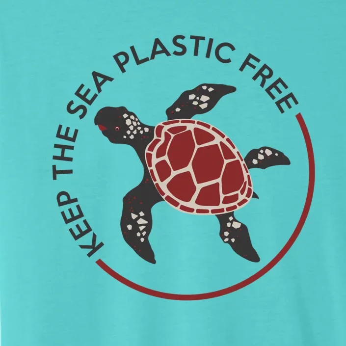 Save The Sea Turtles Keep The Oceans Plastic Free Marine Gift ChromaSoft Performance T-Shirt