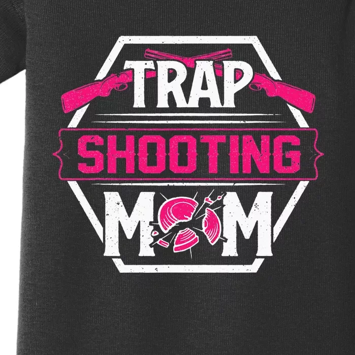 Skeet Trap Shooting Mom funny sport Mother's Day Baby Bodysuit