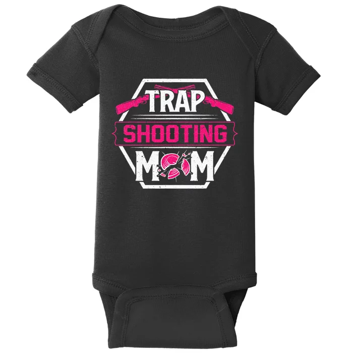 Skeet Trap Shooting Mom funny sport Mother's Day Baby Bodysuit