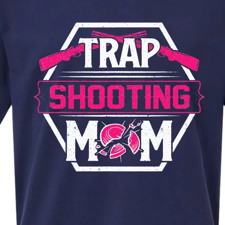 Skeet Trap Shooting Mom funny sport Mother's Day Sueded Cloud Jersey T-Shirt