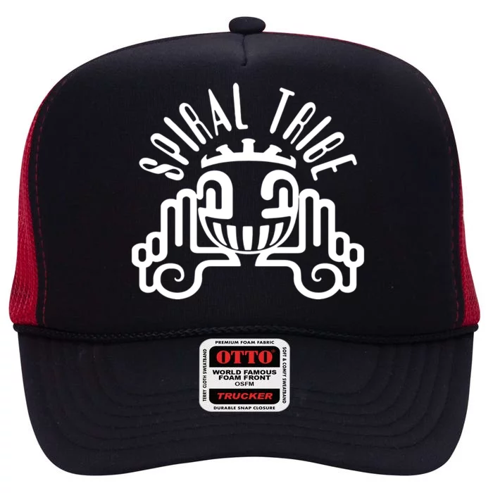 Spiral Tribe High Crown Mesh Trucker Hat