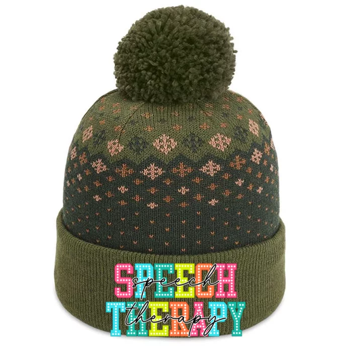 Speech Therapy The Baniff Cuffed Pom Beanie