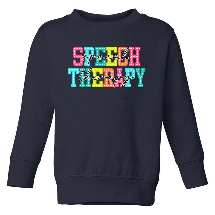 Speech Therapy Toddler Sweatshirt