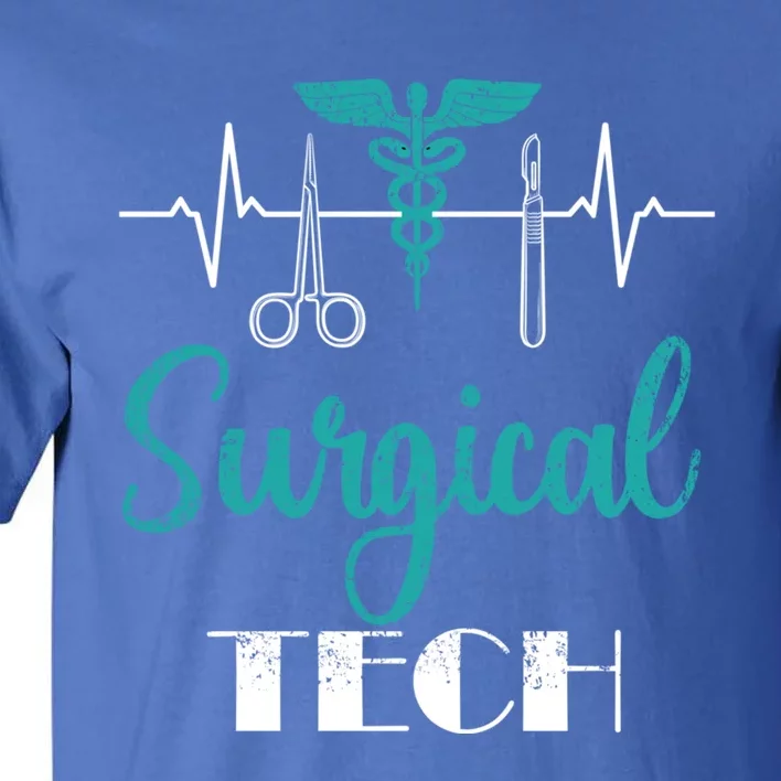 Scrub Tech Surgical Tech Week Technologist Technicians Ekg Cool Gift Tall T-Shirt