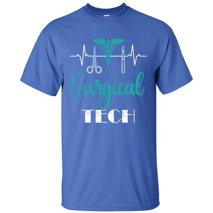 Scrub Tech Surgical Tech Week Technologist Technicians Ekg Cool Gift Tall T-Shirt