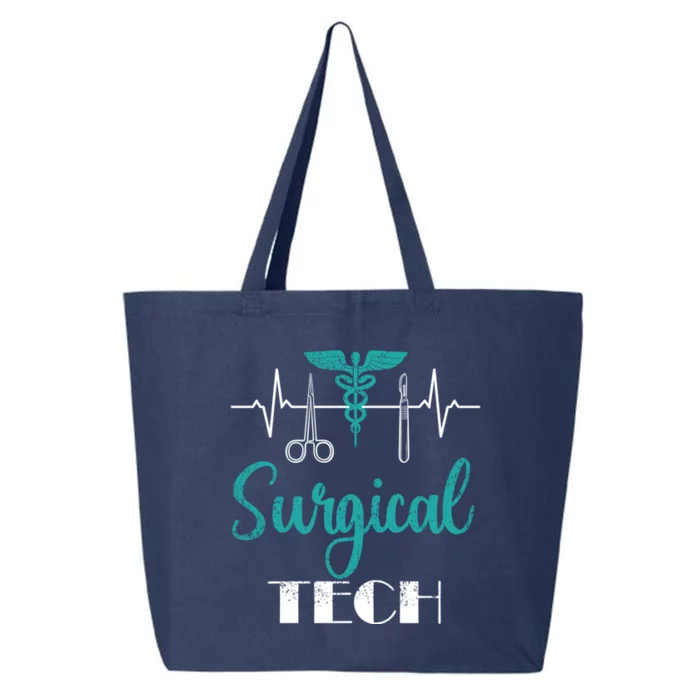 Scrub Tech Surgical Tech Week Technologist Technicians Ekg Cool Gift 25L Jumbo Tote