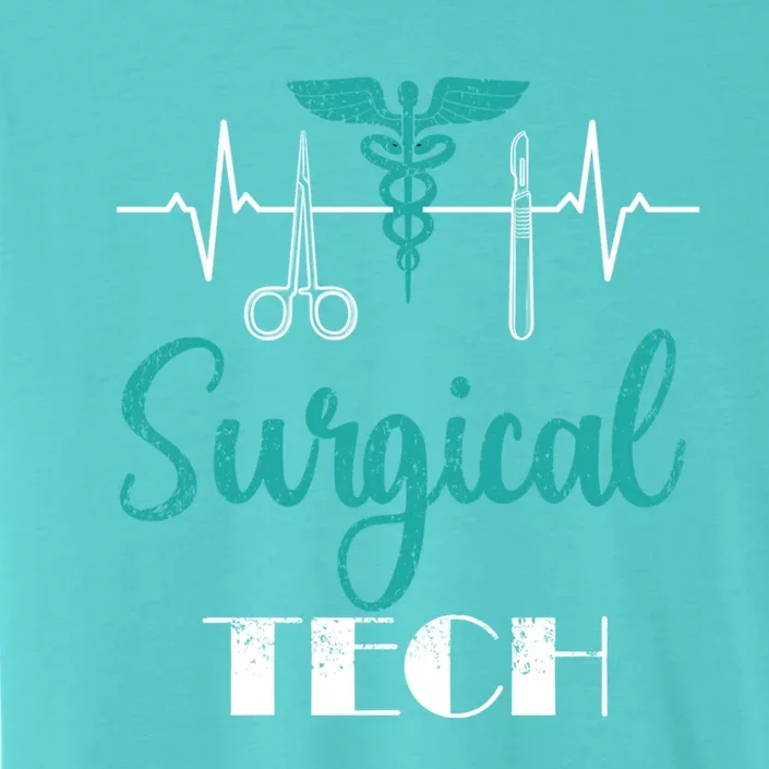 Scrub Tech Surgical Tech Week Technologist Technicians Ekg Cool Gift ChromaSoft Performance T-Shirt