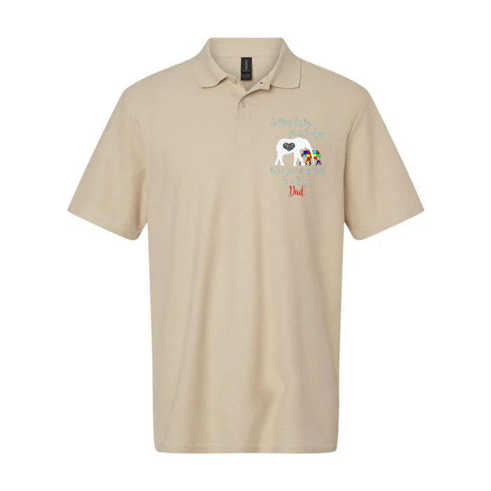 So There's This Calls Me Dad Autism Father Softstyle Adult Sport Polo