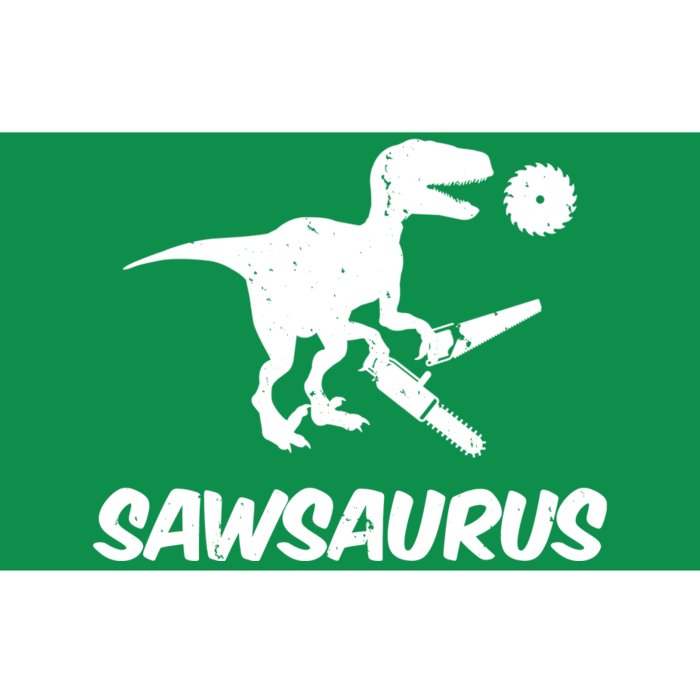 Sawsaurus TRex Tyrannosaurus Rex Funny Bumper Sticker