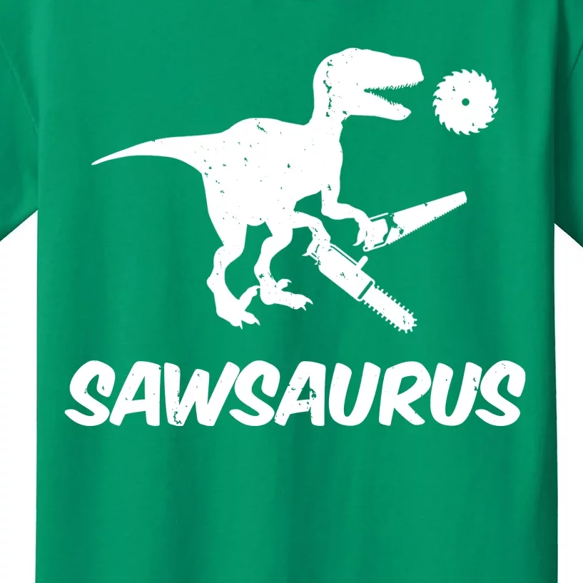 Sawsaurus TRex Tyrannosaurus Rex Funny Kids T-Shirt