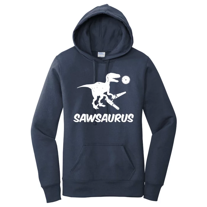 Sawsaurus TRex Tyrannosaurus Rex Funny Women's Pullover Hoodie