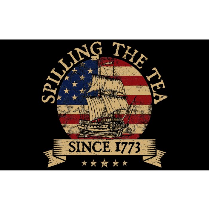 Spilling The Tea Since 1773 Vintage Us History Teacher Bumper Sticker