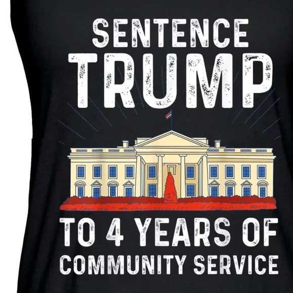 Sentence Trump To 4 Years Of Community Service Ladies Essential Flowy Tank