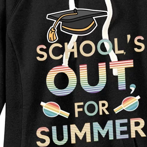 SchoolSout Time To Chill Summer 2024 Funny Gift Women's Fleece Hoodie