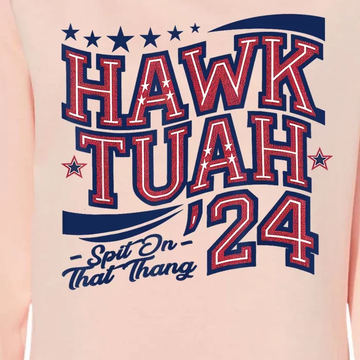 Spit That Thang Hawk Tuah 24 Womens California Wash Sweatshirt