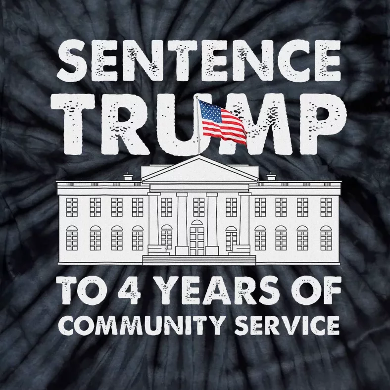 Sentence Trump To 4 Years Of Community Service Trump Tie-Dye T-Shirt