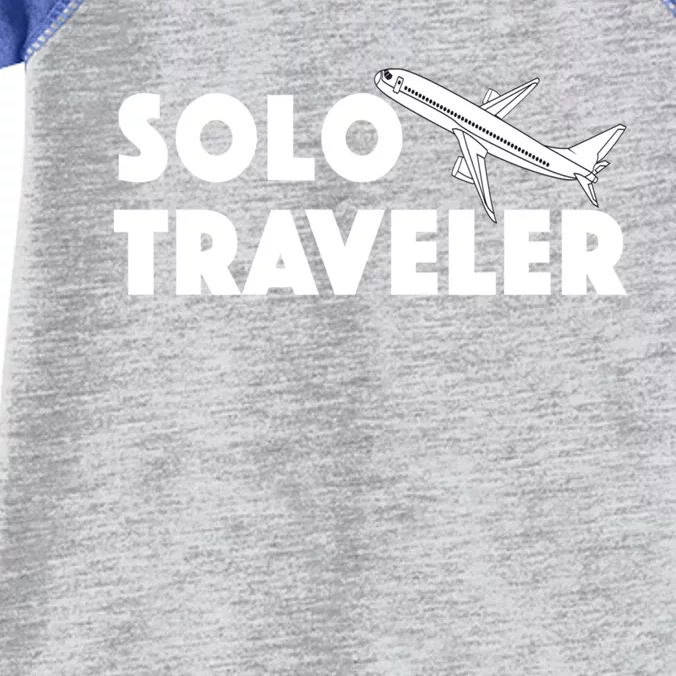 Solo Travel Traveler Rv Camper Road Trip Funny Gift Infant Baby Jersey Bodysuit