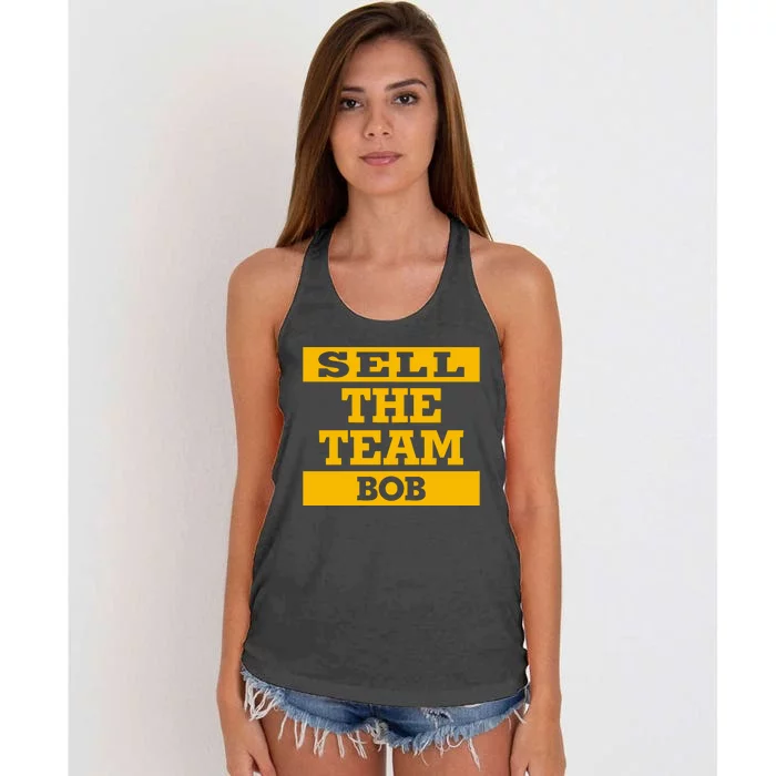 Sell The Team Bob Women's Knotted Racerback Tank