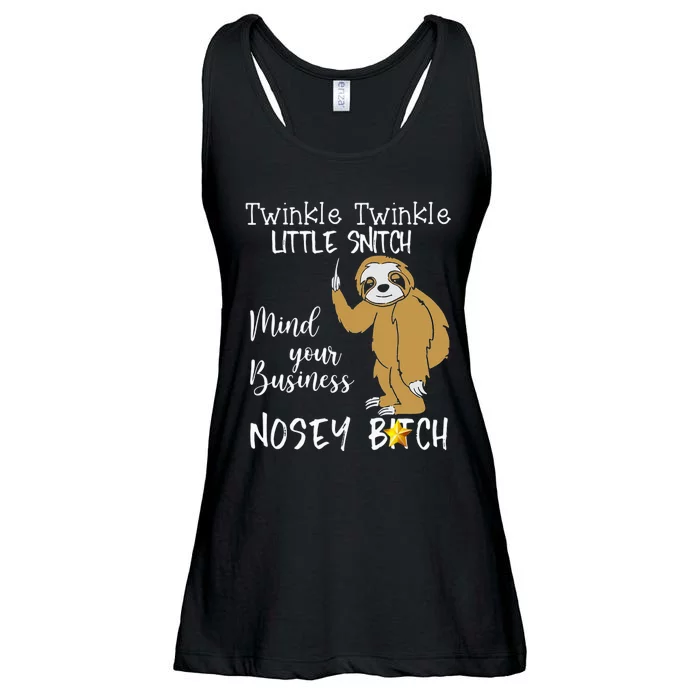 Sloth Twinkle Twinkle Little Snitch Ladies Essential Flowy Tank