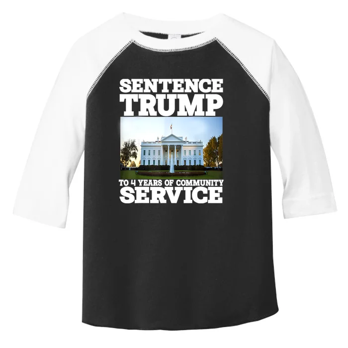 Sentence Trump To 4 Years Of Community Service White House Toddler Fine Jersey T-Shirt