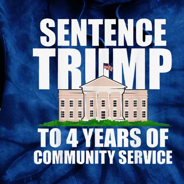 Sentence Trump To 4 Years Of Community Service Tie Dye Hoodie