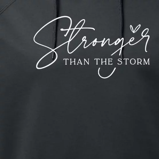 Stronger Than The Storm Performance Fleece Hoodie