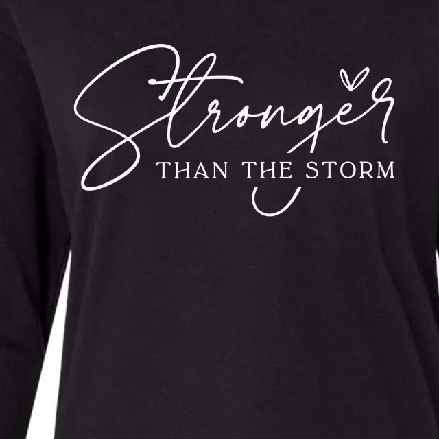 Stronger Than The Storm Womens Cotton Relaxed Long Sleeve T-Shirt