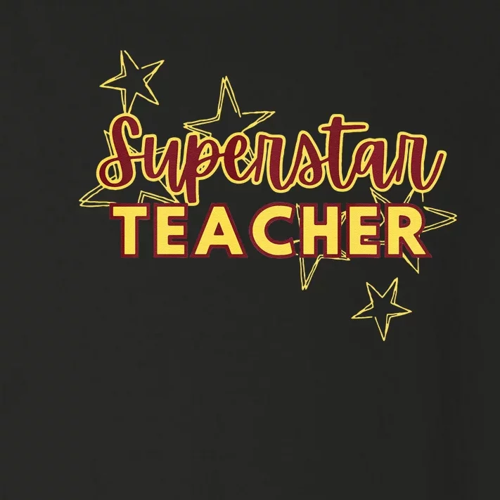 Superstar Teacher Teacher Back To School Toddler Long Sleeve Shirt