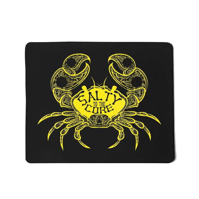 Salty To The Core Crab Mousepad