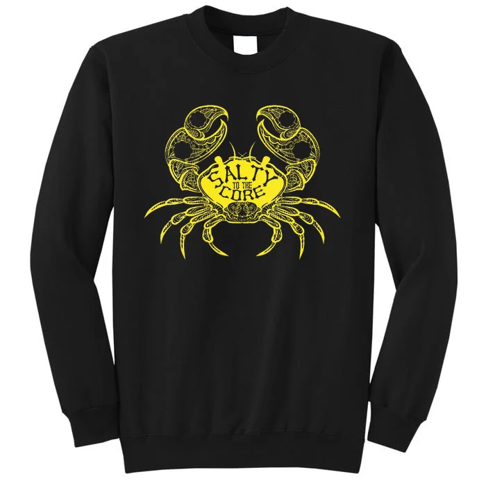 Salty To The Core Crab Tall Sweatshirt