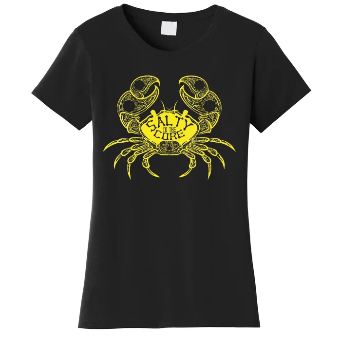 Salty To The Core Crab Women's T-Shirt