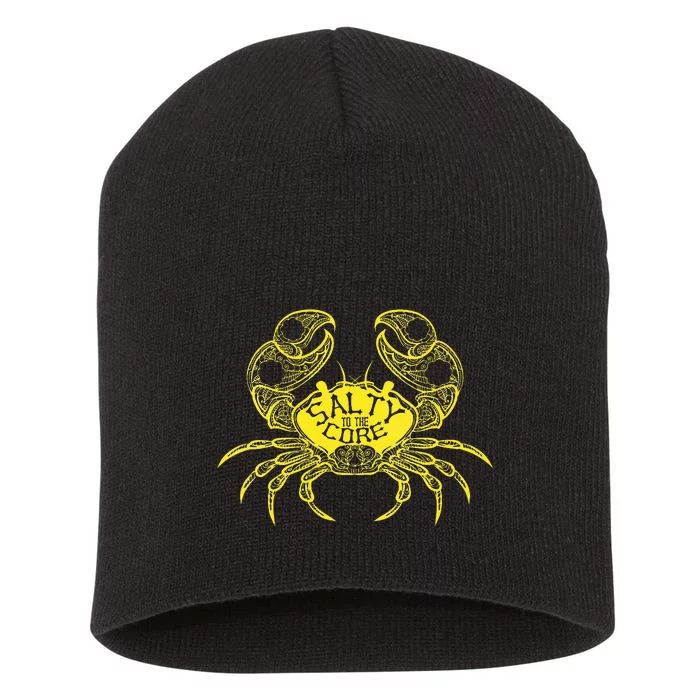 Salty To The Core Crab Short Acrylic Beanie