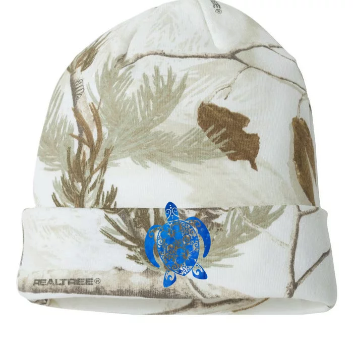 Summer Tropical Turtle Kati - 12in Camo Beanie