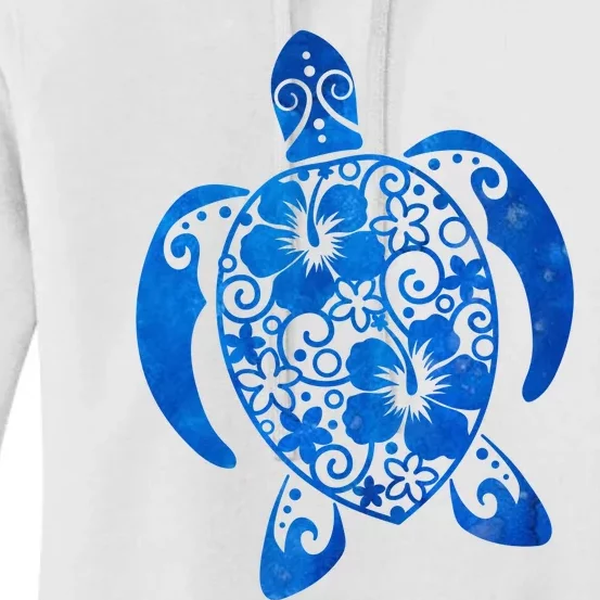 Summer Tropical Turtle Women's Pullover Hoodie