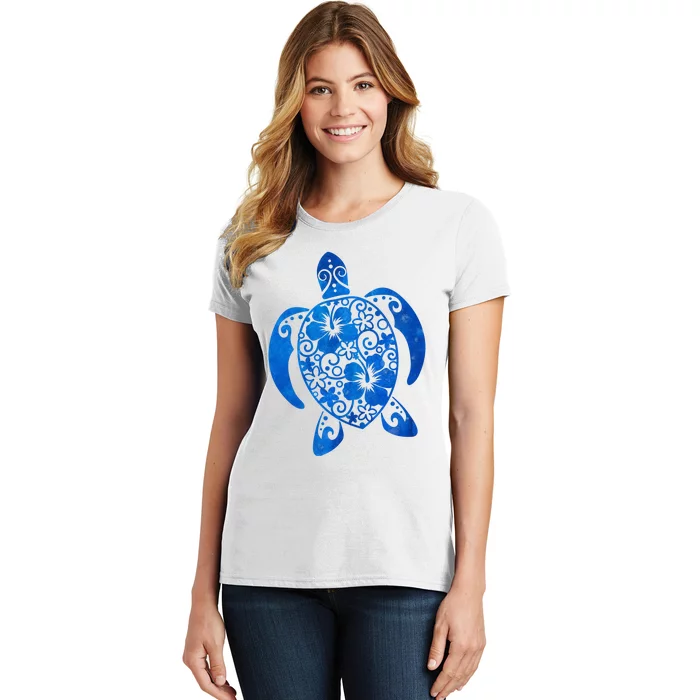 Summer Tropical Turtle Women's T-Shirt