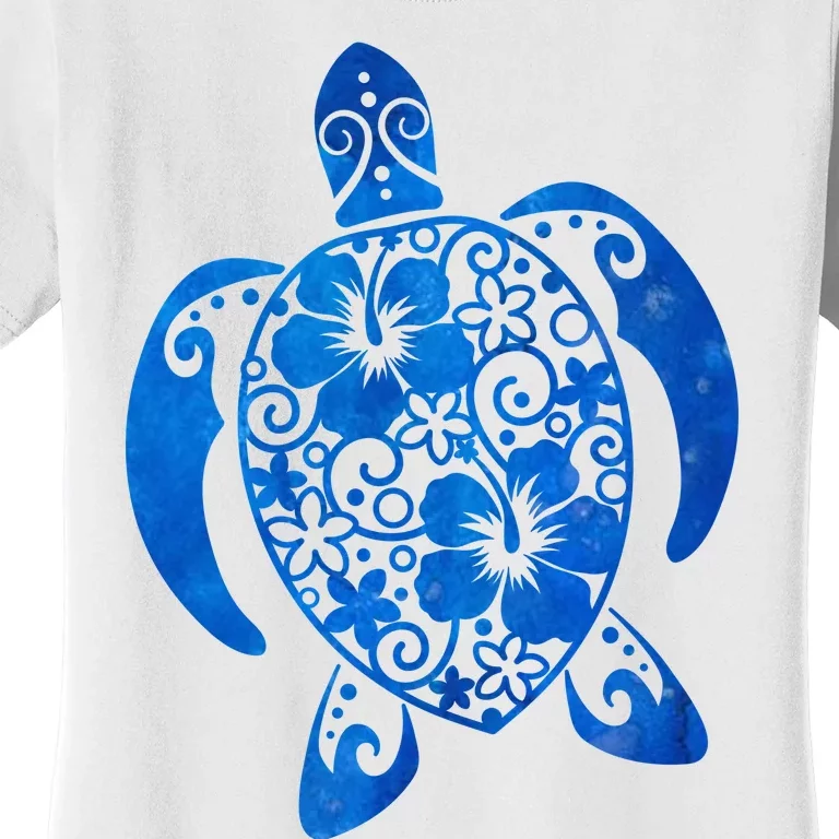 Summer Tropical Turtle Women's T-Shirt