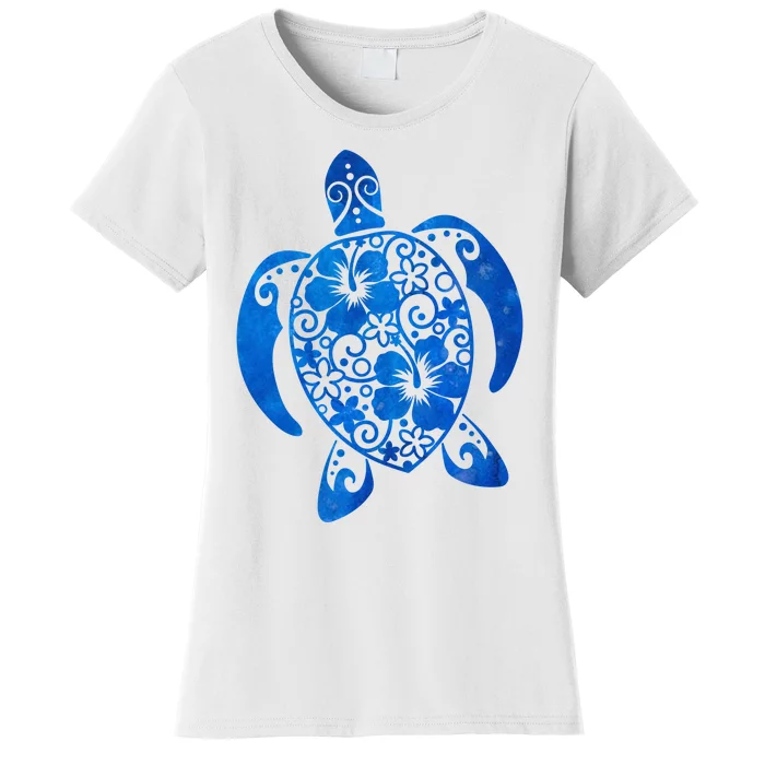 Summer Tropical Turtle Women's T-Shirt