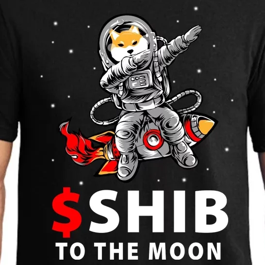 Shib To The Moon Shiba Inu Coin Crypto Pajama Set