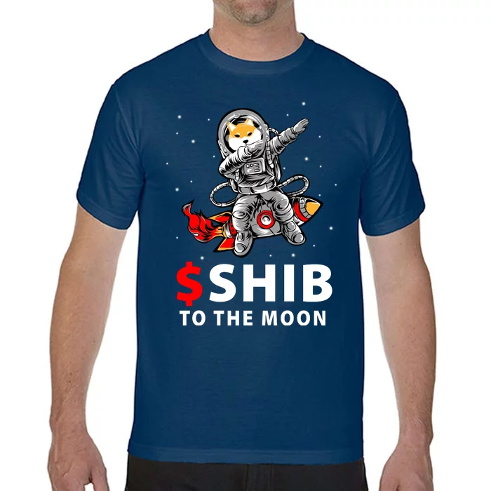 Shib To The Moon Shiba Inu Coin Crypto Comfort Colors T-Shirt