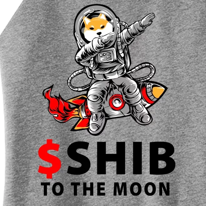 Shib To The Moon Shiba Inu Coin Crypto Women’s Perfect Tri Rocker Tank