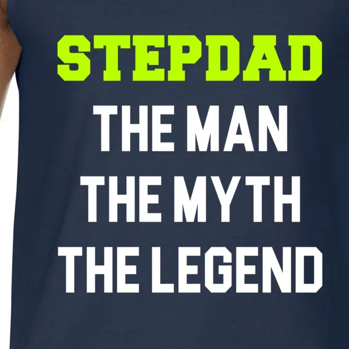 Stepdad The The Myth The Legend Cool Stepdad Gift Comfort Colors® Tank Top