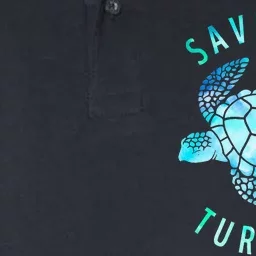 Save The Turtles Sea Turtle Tie Dye Ocean Wildlife Earth Day Softstyle Adult Sport Polo