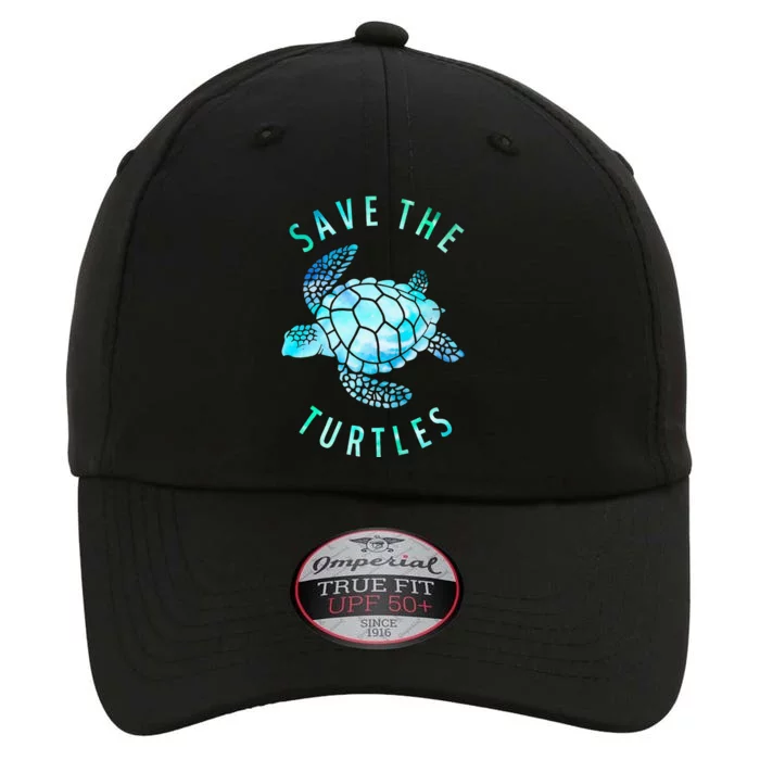 Save The Turtles Sea Turtle Tie Dye Ocean Wildlife Earth Day The Original Performance Cap