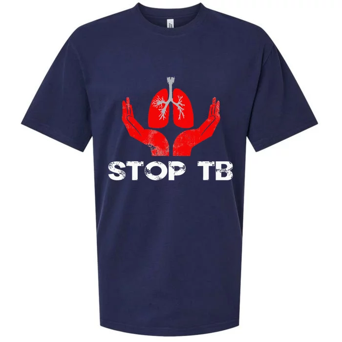 Stop TB Tuberculosis World TB Day Awareness Sueded Cloud Jersey T-Shirt