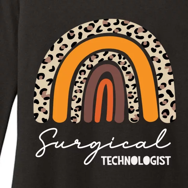 Surgical Technologist Technician Surg Tech Boho Rainbow Cool Gift Womens CVC Long Sleeve Shirt